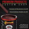 imageCustom Shop  Carmine Red  Hot Rod Flatz Flat Matte Satin Urethane Auto Paint  Complete Gallon Paint Kit  Professional Low Sheen Automotive Car Truck Coating 41 Mix Ratio