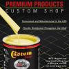 imageCustom Shop  Cream Yellow  Hot Rod Flatz Flat Matte Satin Urethane Auto Paint  Complete Gallon Paint Kit  Professional Low Sheen Automotive Car Truck Coating 41 Mix Ratio