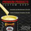 imageCustom Shop  Cream Yellow  Hot Rod Flatz Flat Matte Satin Urethane Auto Paint  Complete Quart Paint Kit  Professional Low Sheen Automotive Car Truck Coating 41 Mix Ratio