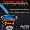 imageCustom Shop  Cruise Night Blue Metallic  Hot Rod Flatz Flat Matte Satin Urethane Auto Paint  Complete Quart Paint Kit  Professional Low Sheen Automotive Car Truck Coating 41 Mix Ratio