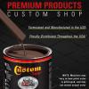 imageCustom Shop  Dark Brown  Hot Rod Flatz Flat Matte Satin Urethane Auto Paint  Complete Quart Paint Kit  Professional Low Sheen Automotive Car Truck Coating 41 Mix Ratio