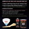 imageCustom Shop  Daytona Blue Metallic  Hot Rod Flatz Flat Matte Satin Urethane Auto Paint  Complete Gallon Paint Kit  Professional Low Sheen Automotive Car Truck Coating 41 Mix Ratio
