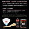 imageCustom Shop  Deep Maroon  Hot Rod Flatz Flat Matte Satin Urethane Auto Paint  Complete Gallon Paint Kit  Professional Low Sheen Automotive Car Truck Coating 41 Mix Ratio