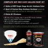 imageCustom Shop  Diamond Blue  Hot Rod Flatz Flat Matte Satin Urethane Auto Paint  Complete Gallon Paint Kit  Professional Low Sheen Automotive Car Truck Coating 41 Mix Ratio