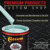 imageCustom Shop  Diamond Blue  Hot Rod Flatz Flat Matte Satin Urethane Auto Paint  Complete Quart Paint Kit  Professional Low Sheen Automotive Car Truck Coating 41 Mix Ratio
