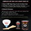 imageCustom Shop  Diamond Blue Metallic  Hot Rod Flatz Flat Matte Satin Urethane Auto Paint  Complete Quart Paint Kit  Professional Low Sheen Automotive Car Truck Coating 41 Mix Ratio