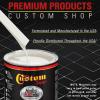 imageCustom Shop  Ermine White  Hot Rod Flatz Flat Matte Satin Urethane Auto Paint  Complete Quart Paint Kit  Professional Low Sheen Automotive Car Truck Coating 41 Mix Ratio