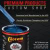 imageCustom Shop  Fiji Blue Metallic  Hot Rod Flatz Flat Matte Satin Urethane Auto Paint  Complete Gallon Paint Kit  Professional Low Sheen Automotive Car Truck Coating 41 Mix Ratio