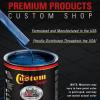 imageCustom Shop  Fiji Blue Metallic  Hot Rod Flatz Flat Matte Satin Urethane Auto Paint  Complete Quart Paint Kit  Professional Low Sheen Automotive Car Truck Coating 41 Mix Ratio