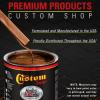 imageCustom Shop  Firemist Orange  Hot Rod Flatz Flat Matte Satin Urethane Auto Paint  Complete Gallon Paint Kit  Professional Low Sheen Automotive Car Truck Coating 41 Mix Ratio