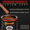 imageCustom Shop  Firemist Orange  Hot Rod Flatz Flat Matte Satin Urethane Auto Paint  Complete Quart Paint Kit  Professional Low Sheen Automotive Car Truck Coating 41 Mix Ratio