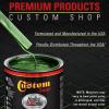 imageCustom Shop  Gasser Green Metallic  Hot Rod Flatz Flat Matte Satin Urethane Auto Paint  Complete Quart Paint Kit  Professional Low Sheen Automotive Car Truck Coating 41 Mix Ratio