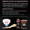 imageCustom Shop  Glacier Blue Metallic  Hot Rod Flatz Flat Matte Satin Urethane Auto Paint  Complete Gallon Paint Kit  Professional Low Sheen Automotive Car Truck Coating 41 Mix Ratio
