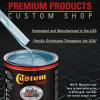 imageCustom Shop  Glacier Blue Metallic  Hot Rod Flatz Flat Matte Satin Urethane Auto Paint  Complete Quart Paint Kit  Professional Low Sheen Automotive Car Truck Coating 41 Mix Ratio