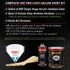 imageCustom Shop  Gold Mist Metallic  Hot Rod Flatz Flat Matte Satin Urethane Auto Paint  Complete Gallon Paint Kit  Professional Low Sheen Automotive Car Truck Coating 41 Mix Ratio