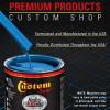 imageCustom Shop  Grabber Blue  Hot Rod Flatz Flat Matte Satin Urethane Auto Paint  Complete Gallon Paint Kit  Professional Low Sheen Automotive Car Truck Coating 41 Mix Ratio