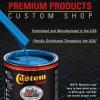 imageCustom Shop  Grabber Blue  Hot Rod Flatz Flat Matte Satin Urethane Auto Paint  Complete Quart Paint Kit  Professional Low Sheen Automotive Car Truck Coating 41 Mix Ratio