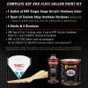 imageCustom Shop  Gunsmoke Metallic  Hot Rod Flatz Flat Matte Satin Urethane Auto Paint  Complete Gallon Paint Kit  Professional Low Sheen Automotive Car Truck Coating 41 Mix Ratio