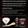 imageCustom Shop  Hot Rod Red  Hot Rod Flatz Flat Matte Satin Urethane Auto Paint  Complete Gallon Paint Kit  Professional Low Sheen Automotive Car Truck Coating 41 Mix Ratio