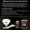 imageCustom Shop  Ice Blue Metallic  Hot Rod Flatz Flat Matte Satin Urethane Auto Paint  Complete Quart Paint Kit  Professional Low Sheen Automotive Car Truck Coating 41 Mix Ratio