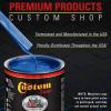 imageCustom Shop  Intense Blue Metallic  Hot Rod Flatz Flat Matte Satin Urethane Auto Paint  Complete Gallon Paint Kit  Professional Low Sheen Automotive Car Truck Coating 41 Mix Ratio