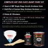 imageCustom Shop  Intense Blue Metallic  Hot Rod Flatz Flat Matte Satin Urethane Auto Paint  Complete Quart Paint Kit  Professional Low Sheen Automotive Car Truck Coating 41 Mix Ratio