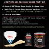 imageCustom Shop  Mahogany Brown Metallic  Hot Rod Flatz Flat Matte Satin Urethane Auto Paint  Complete Quart Paint Kit  Professional Low Sheen Automotive Car Truck Coating 41 Mix Ratio