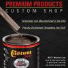 imageCustom Shop  Mahogany Brown Metallic  Hot Rod Flatz Flat Matte Satin Urethane Auto Paint  Complete Quart Paint Kit  Professional Low Sheen Automotive Car Truck Coating 41 Mix Ratio