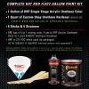 imageCustom Shop  Medium Blue  Hot Rod Flatz Flat Matte Satin Urethane Auto Paint  Complete Gallon Paint Kit  Professional Low Sheen Automotive Car Truck Coating 41 Mix Ratio