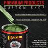 imageCustom Shop  Medium Green Metallic  Hot Rod Flatz Flat Matte Satin Urethane Auto Paint  Complete Quart Paint Kit  Professional Low Sheen Automotive Car Truck Coating 41 Mix Ratio