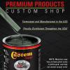 imageCustom Shop  Midnight Green Pearl  Hot Rod Flatz Flat Matte Satin Urethane Auto Paint  Complete Quart Paint Kit  Professional Low Sheen Automotive Car Truck Coating 41 Mix Ratio