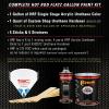 imageCustom Shop  Old Gold Metallic  Hot Rod Flatz Flat Matte Satin Urethane Auto Paint  Complete Gallon Paint Kit  Professional Low Sheen Automotive Car Truck Coating 41 Mix Ratio