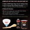 imageCustom Shop  Oxide Red  Hot Rod Flatz Flat Matte Satin Urethane Auto Paint  Complete Gallon Paint Kit  Professional Low Sheen Automotive Car Truck Coating 41 Mix Ratio