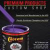 imageCustom Shop  Passion Purple Pearl  Hot Rod Flatz Flat Matte Satin Urethane Auto Paint  Complete Gallon Paint Kit  Professional Low Sheen Automotive Car Truck Coating 41 Mix Ratio