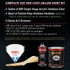 imageCustom Shop  Petty Blue  Hot Rod Flatz Flat Matte Satin Urethane Auto Paint  Complete Gallon Paint Kit  Professional Low Sheen Automotive Car Truck Coating 41 Mix Ratio