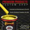 imageCustom Shop  Rally Yellow  Hot Rod Flatz Flat Matte Satin Urethane Auto Paint  Complete Quart Paint Kit  Professional Low Sheen Automotive Car Truck Coating 41 Mix Ratio