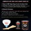 imageCustom Shop  Reflex Blue  Hot Rod Flatz Flat Matte Satin Urethane Auto Paint  Complete Quart Paint Kit  Professional Low Sheen Automotive Car Truck Coating 41 Mix Ratio
