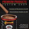 imageCustom Shop  Rust Pearl  Hot Rod Flatz Flat Matte Satin Urethane Auto Paint  Complete Gallon Paint Kit  Professional Low Sheen Automotive Car Truck Coating 41 Mix Ratio