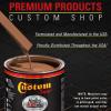 imageCustom Shop  Rust Pearl  Hot Rod Flatz Flat Matte Satin Urethane Auto Paint  Complete Quart Paint Kit  Professional Low Sheen Automotive Car Truck Coating 41 Mix Ratio
