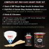 imageCustom Shop  School Bus Yellow  Hot Rod Flatz Flat Matte Satin Urethane Auto Paint  Complete Quart Paint Kit  Professional Low Sheen Automotive Car Truck Coating 41 Mix Ratio
