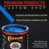 imageCustom Shop  Speed Blue  Hot Rod Flatz Flat Matte Satin Urethane Auto Paint  Complete Gallon Paint Kit  Professional Low Sheen Automotive Car Truck Coating 41 Mix Ratio