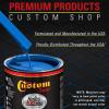 imageCustom Shop  Speed Blue  Hot Rod Flatz Flat Matte Satin Urethane Auto Paint  Complete Quart Paint Kit  Professional Low Sheen Automotive Car Truck Coating 41 Mix Ratio