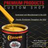 imageCustom Shop  Speed Yellow  Hot Rod Flatz Flat Matte Satin Urethane Auto Paint  Complete Quart Paint Kit  Professional Low Sheen Automotive Car Truck Coating 41 Mix Ratio