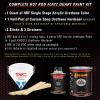 imageCustom Shop  Swift Red  Hot Rod Flatz Flat Matte Satin Urethane Auto Paint  Complete Quart Paint Kit  Professional Low Sheen Automotive Car Truck Coating 41 Mix Ratio