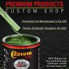 imageCustom Shop  Synergy Green Metallic  Hot Rod Flatz Flat Matte Satin Urethane Auto Paint  Complete Quart Paint Kit  Professional Low Sheen Automotive Car Truck Coating 41 Mix Ratio