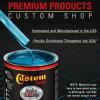 imageCustom Shop  Teal Green Metallic  Hot Rod Flatz Flat Matte Satin Urethane Auto Paint  Complete Quart Paint Kit  Professional Low Sheen Automotive Car Truck Coating 41 Mix Ratio