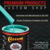 imageCustom Shop  Tropical Turquoise  Hot Rod Flatz Flat Matte Satin Urethane Auto Paint  Complete Quart Paint Kit  Professional Low Sheen Automotive Car Truck Coating 41 Mix Ratio