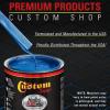 imageCustom Shop  True Blue Firemist  Hot Rod Flatz Flat Matte Satin Urethane Auto Paint  Complete Gallon Paint Kit  Professional Low Sheen Automotive Car Truck Coating 41 Mix Ratio