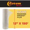 imageCustom Shop 12quot x 30 Roll of SemiTransparent Masking FilmFrisket for Artists Airbrush Graphics Automotive Motorcycle  Tracing Cutting Templates Stencil Making Lettering Design TransferClear