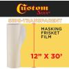 imageCustom Shop 12quot x 30 Roll of SemiTransparent Masking FilmFrisket for Artists Airbrush Graphics Automotive Motorcycle  Tracing Cutting Templates Stencil Making Lettering Design TransferSemiTransparent